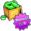 Crate of Gems (1600 Gems + 75 Tokens)