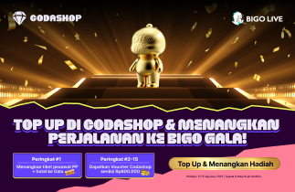 Top Up di Codashop & Menangkan Perjalanan ke BIGO