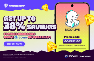 Save Up to 38% on BIGO Diamonds with GCash!