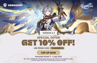 🎁 10% OFF Honkai: Star Rail Top-Ups!