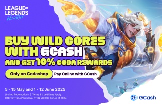 Wild Rift x GCash - 10% Coda Rewards