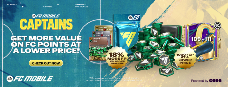 EA SPORTS FC™ Mobile Points | Latest Promotions | Official Store US