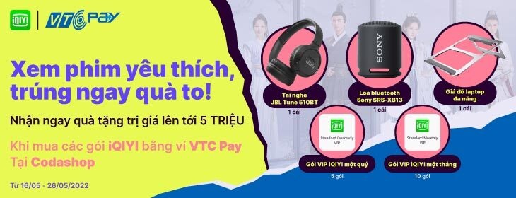 iQiyi VTC Lucky Draw on Codashop Vietnam