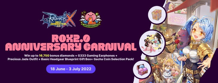 ROX Anniversary Carnival on Codashop Malaysia