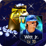 G-IV '26 S1 Throwback EX Bobby Witt Jr. (Lv.70) + 18 Diamonds (18 Paid/0 Free)