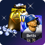 G-IV '25 S2 Throwback EX Mookie Betts (Lv.70) + 25 Diamonds (25 Paid/0 Free)