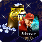 G-IV '26 S1 Throwback EX Max Scherzer (Lv.70) + 18 Diamonds (18 Paid/0 Free)
