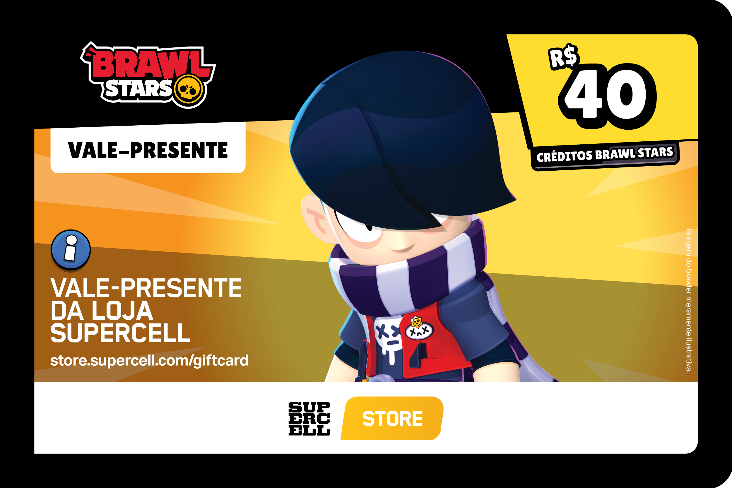 Supercell Brawl Stars 40 BRL Digital BR