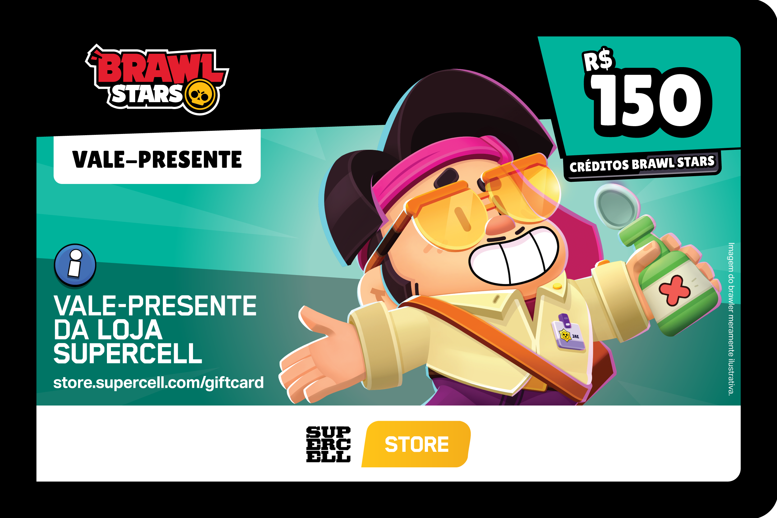 Supercell Brawl Stars 150 BRL Digital BR