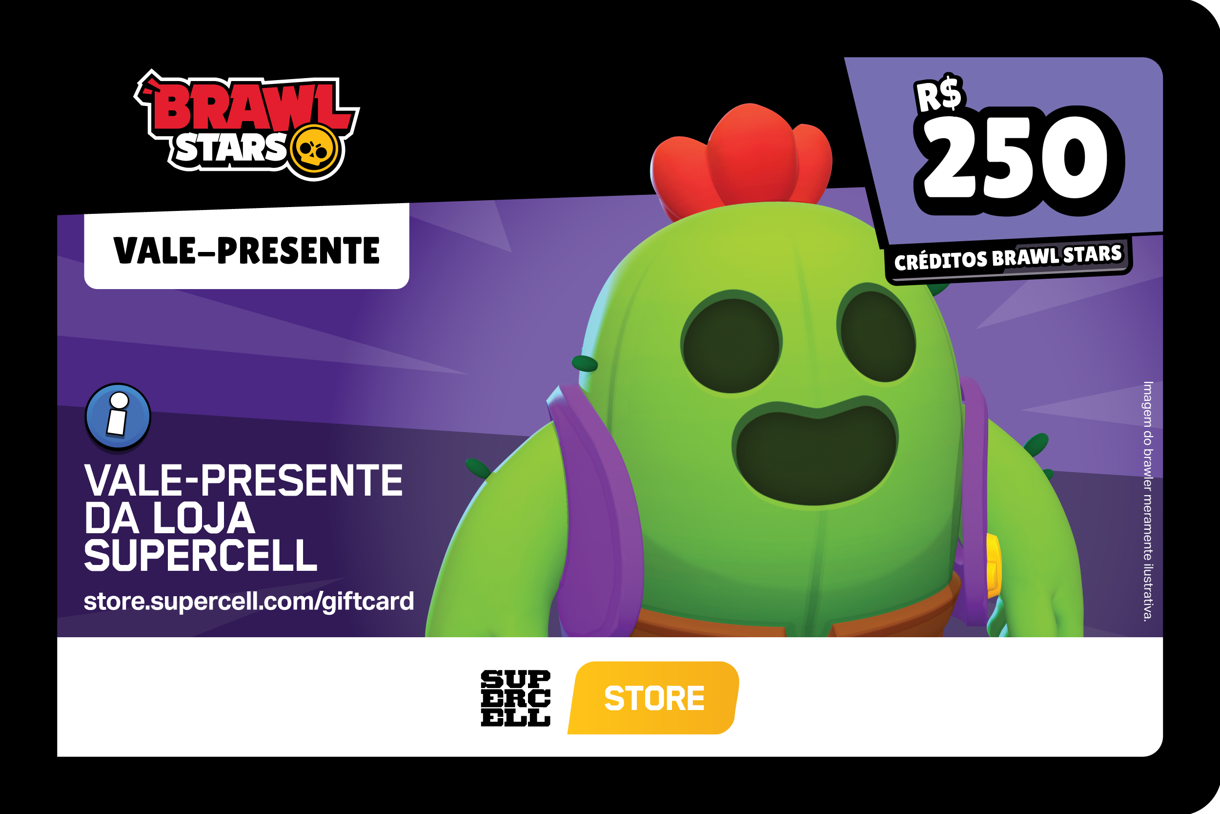 Supercell Brawl Stars 250 BRL Digital BR