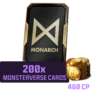 460 CP + 200 free Monsterverse Cards